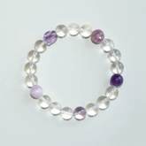 OZ Dorothy Series WH1004 Clear Quartz Amethyst Bracelet
